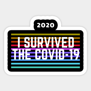 I survived the Covid-19 Coronavirus Sticker